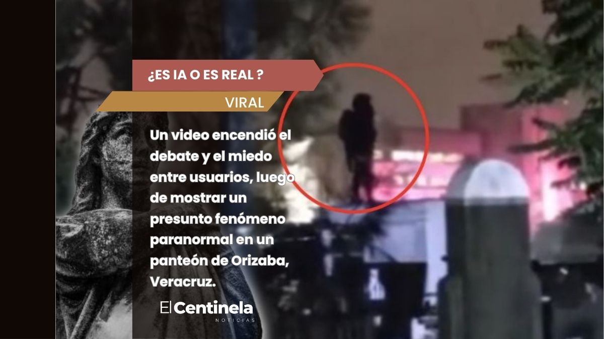 Graban a “ángel de la muerte” en panteón de Veracruz