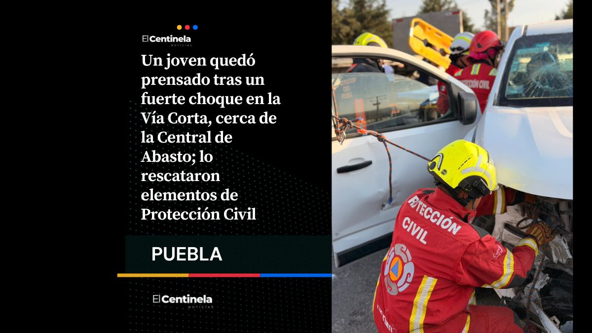Joven sobrevive tras quedar prensado en brutal choque cerca de la Central de Abastos