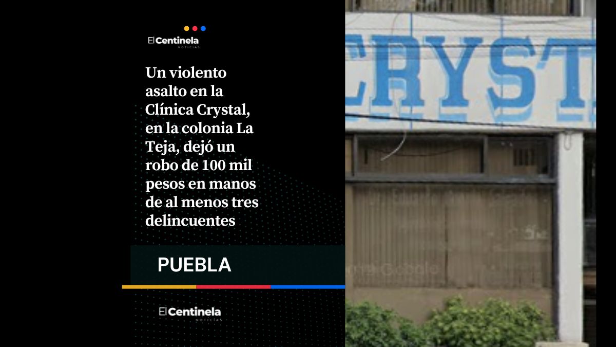 Robo a Clínica Crystal: delincuentes se llevan botín de 100 mil pesos