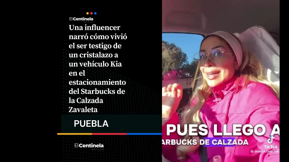 Influencer relata el cristalazo en Starbucks de Calzada Zavaleta que vivió como testigo
