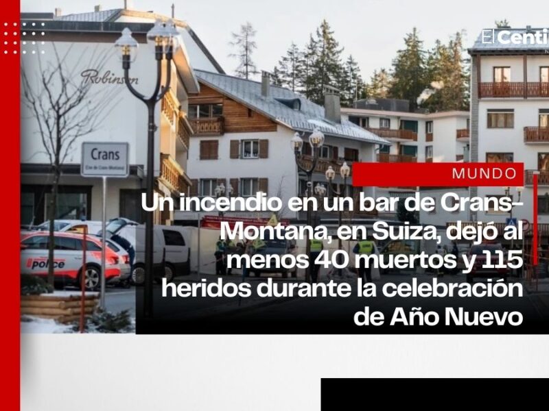 Tragedia de Año Nuevo en Suiza: al menos 40 muertos y 115 heridos por incendio en bar alpino