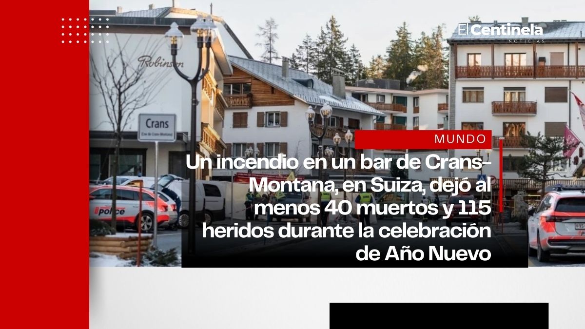 Tragedia de Año Nuevo en Suiza: al menos 40 muertos y 115 heridos por incendio en bar alpino