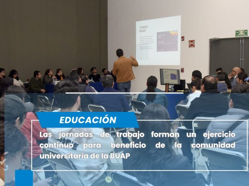 Concluyen en la BUAP jornadas de trabajo con estudiantes