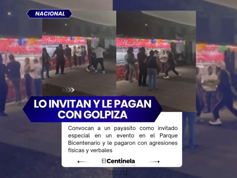 Como en Malcom: Invitan a payasito a evento en Parque Bicentenario y termina en pelea campal