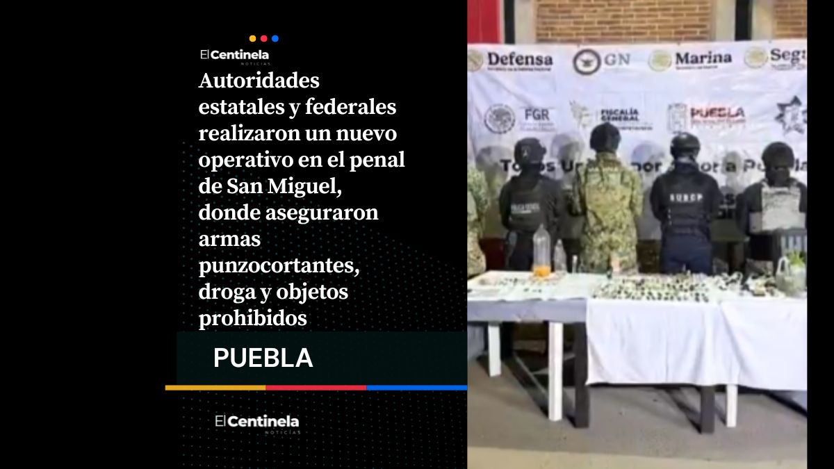 Operativo en penal de San Miguel deja decomiso de más de 60 objetos punzocortantes y presunta droga