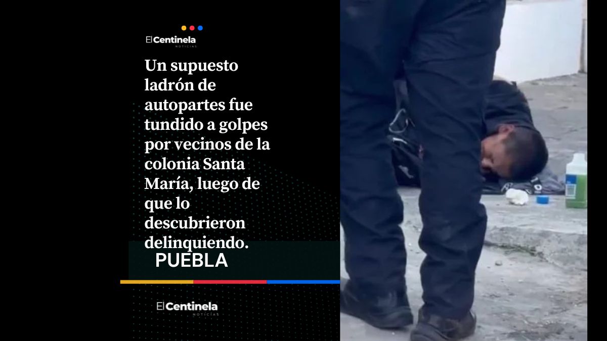 Vecinos golpean a presunto ladrón de autopartes en Santa María y reciben amenazas de “La 46”