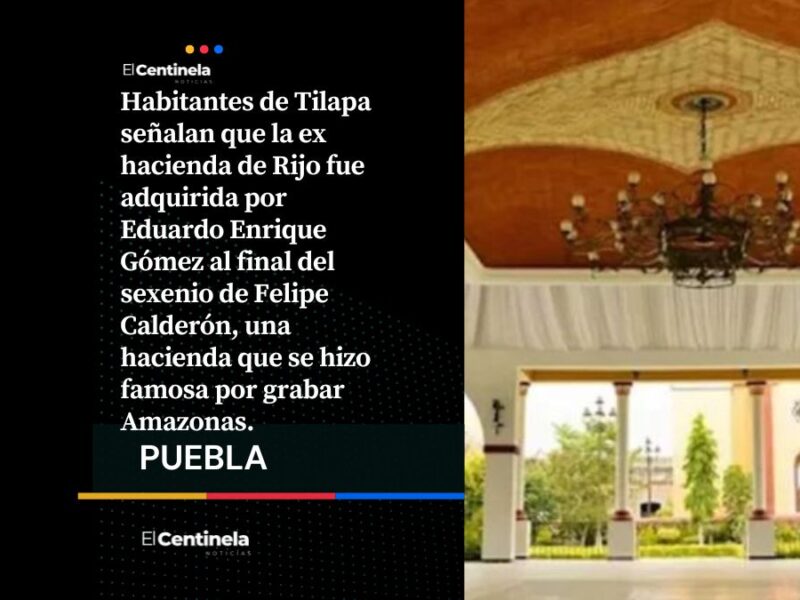 Hotel donde Televisa grabó “Amazonas” en Puebla sería del cómplice de García Luna detenido en Izúcar
