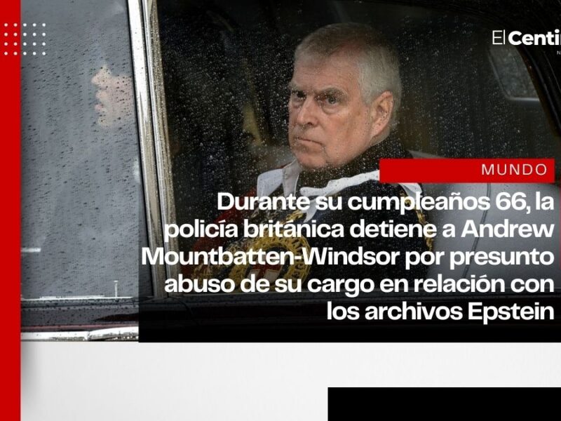 Arresto del expríncipe Andrés tras nuevas revelaciones de los archivos de Epstein