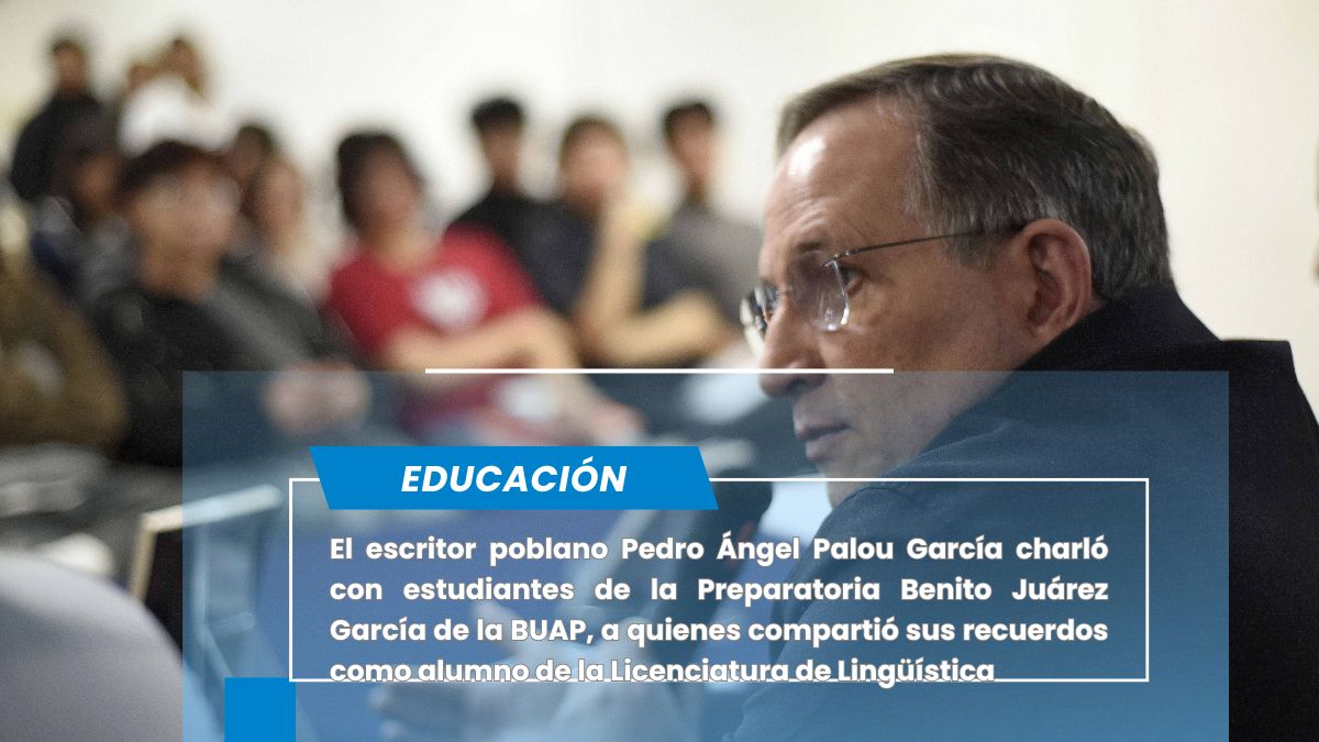 Leer y escribir es el territorio de la libertad: Pedro Ángel Palou