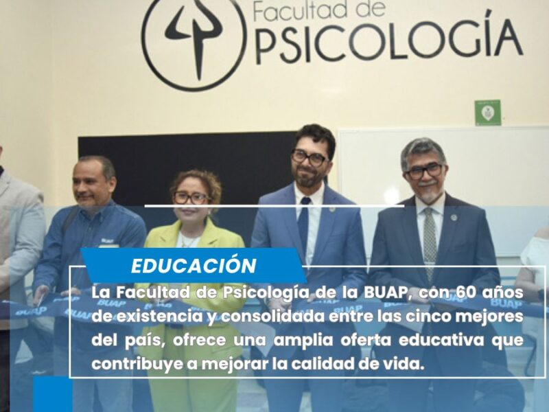 Rinde informe de labores director de la Facultad de Psicología de la BUAP