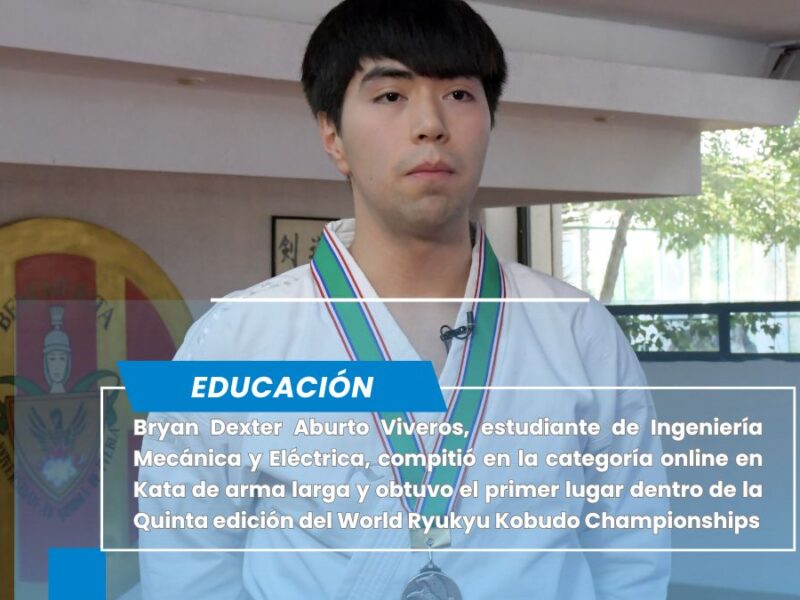 Destaca estudiante BUAP en el World Ryukyu Kobudo Championships