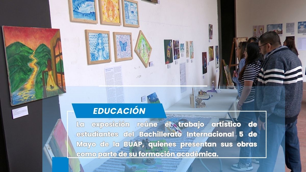 Participan estudiantes del Bachillerato 5 de Mayo en Expo Artes 2026