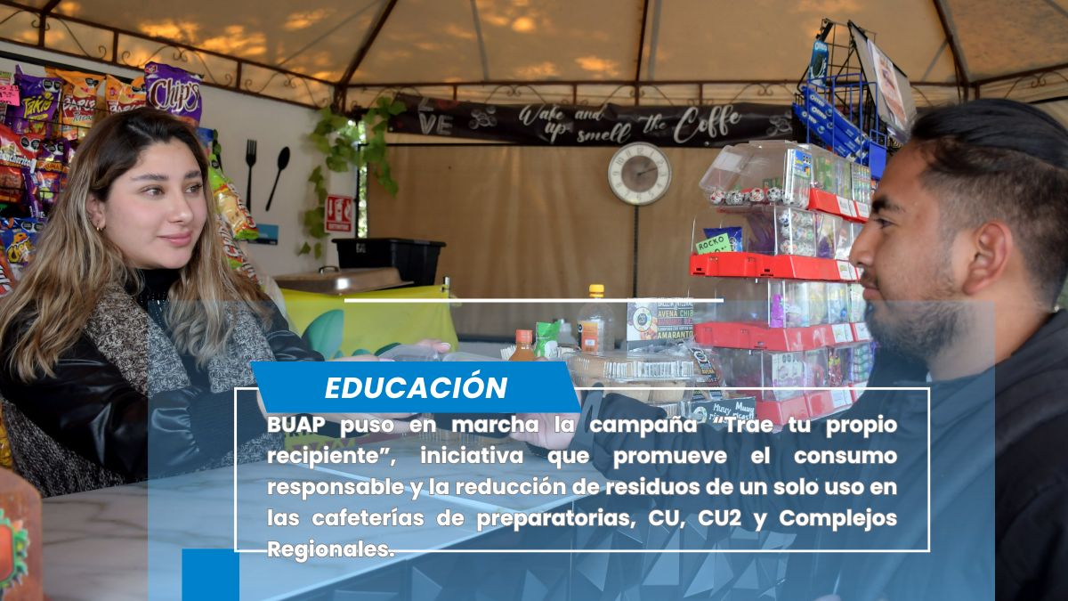 Realiza BUAP acciones para reducir desechos de un solo uso