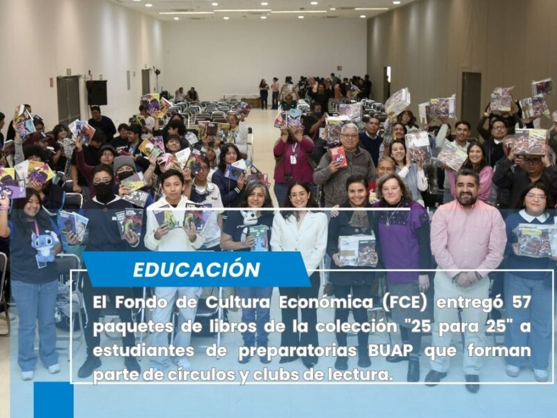 Forman BUAP y Fondo de Cultura Económica lectores responsables