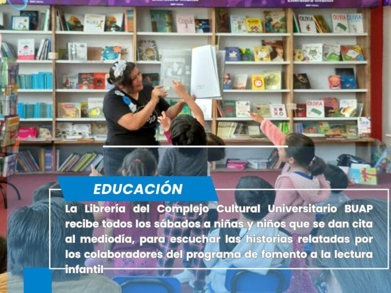 Recibe Librería CCU a niños en la “Hora mágica de los cuentos”
