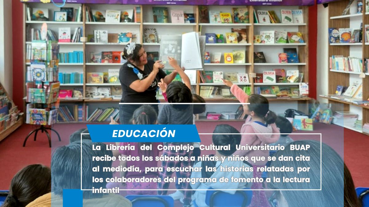 Recibe Librería CCU a niños en la “Hora mágica de los cuentos”