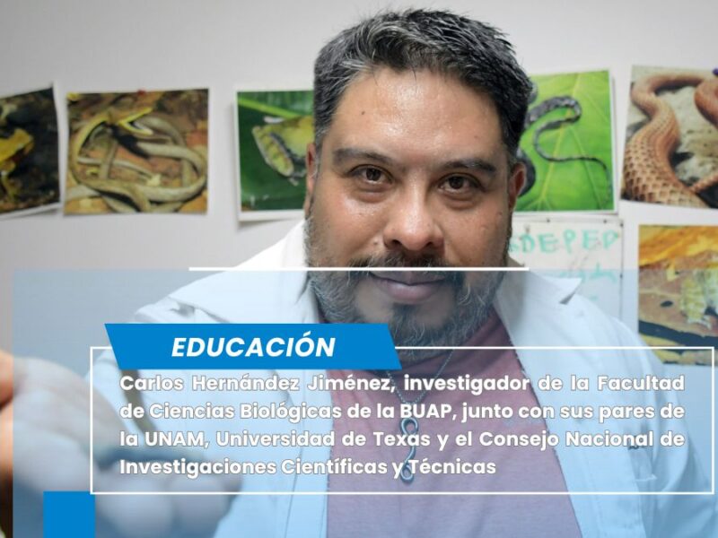 Investigador BUAP descubre una nueva especie de serpiente endémica de Puebla