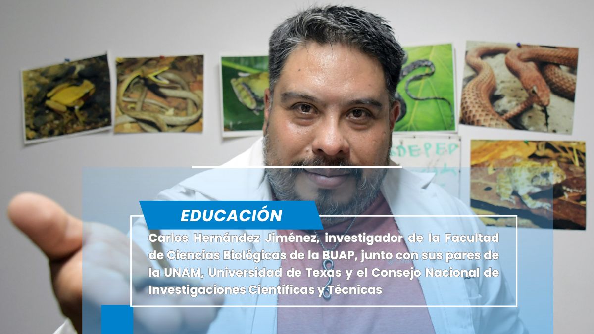 Investigador BUAP descubre una nueva especie de serpiente endémica de Puebla