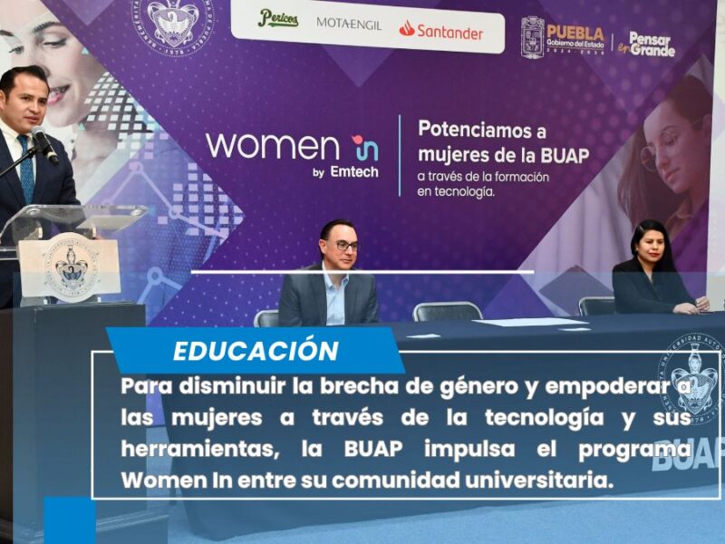 Impulsa BUAP la incursión de mujeres en la tecnología
