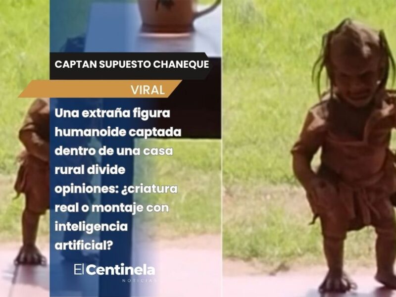 Captan supuesto chaneque al interior de una casa en el campo