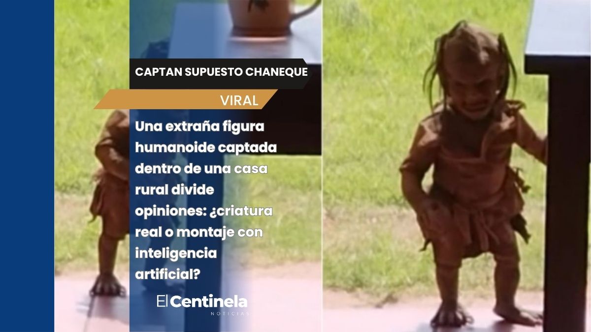 Captan supuesto chaneque al interior de una casa en el campo