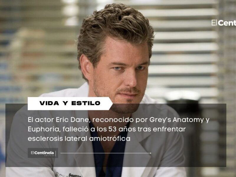 Muere Eric Dane a los 53 años tras diagnóstico de esclerosis lateral amiotrófica (ELA)