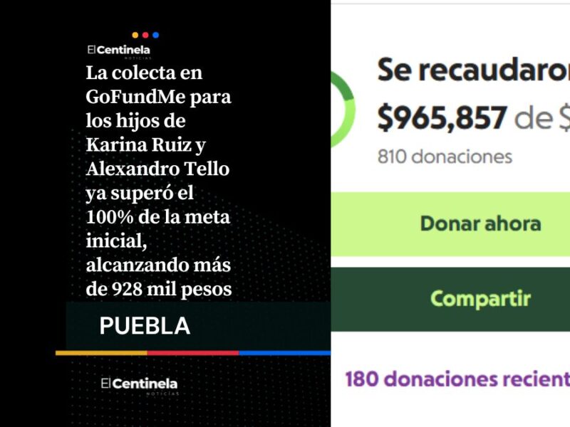 Juntos somos más: donaciones para hijos del matrimonio Tello Ruiz casi duplican la meta