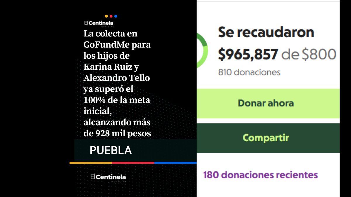 Juntos somos más: donaciones para hijos del matrimonio Tello Ruiz casi duplican la meta