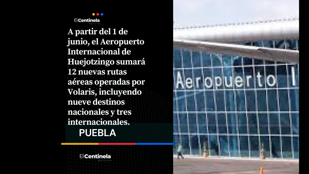 Estas son las 12 nuevas rutas de Volaris que conectan Puebla con México y EE. UU. ¡Prepara las maletas!