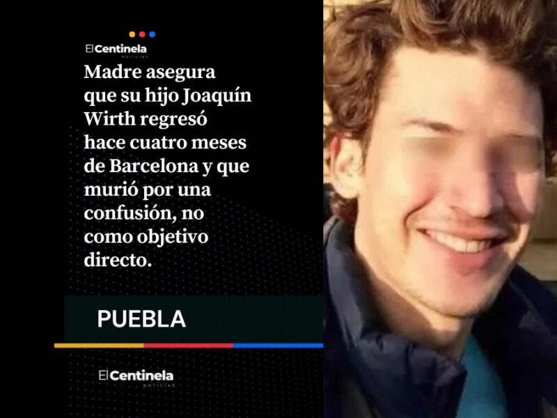 Joaquín Wirth tenía 4 meses de haber regresado de Barcelona y ensucian su nombre: la mamá no cree en el ataque preparado