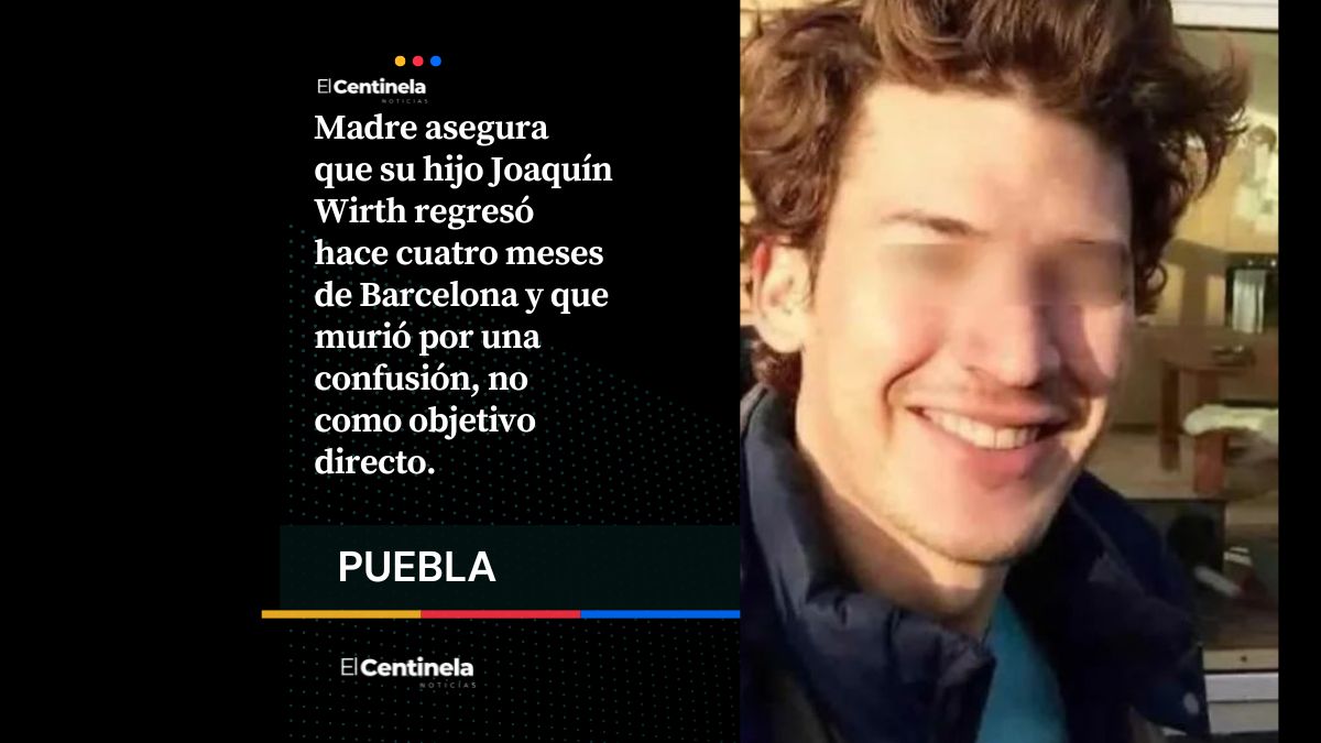 Joaquín Wirth tenía 4 meses de haber regresado de Barcelona y ensucian su nombre: la mamá no cree en el ataque preparado
