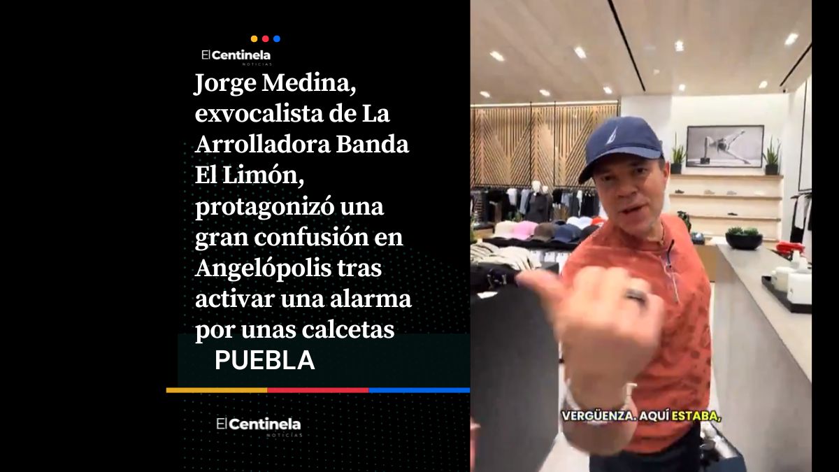 ¡Se va sin pagar! Jorge Medina vive bochornosa confusión por unas calcetas en Angelópolis