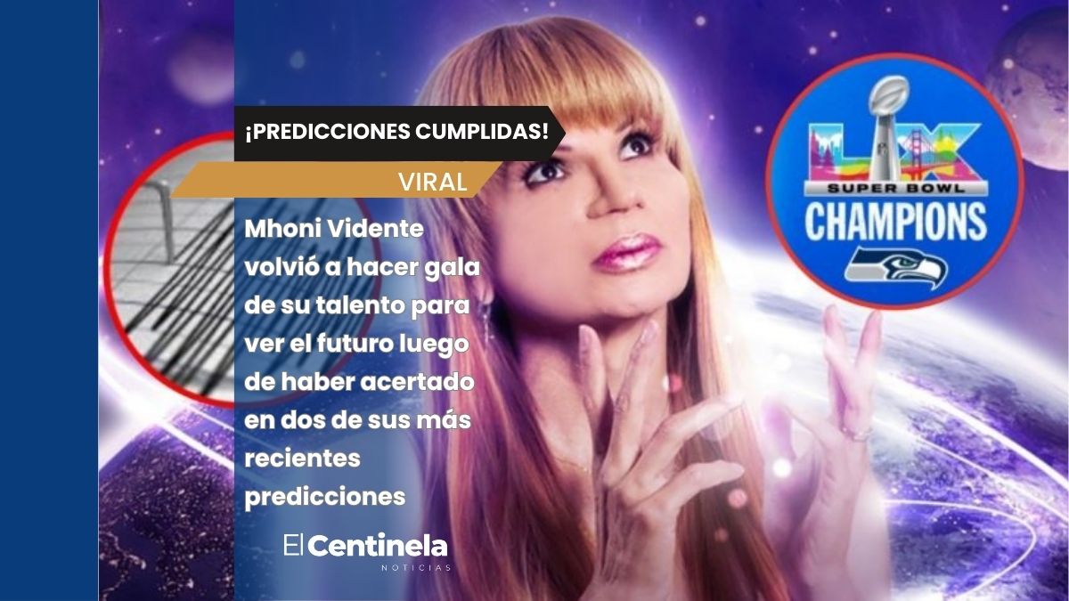 ¡Predicciones cumplidas! Mhoni Vidente predijo el sismo del 8 de febrero y al ganador del Super Bowl LX