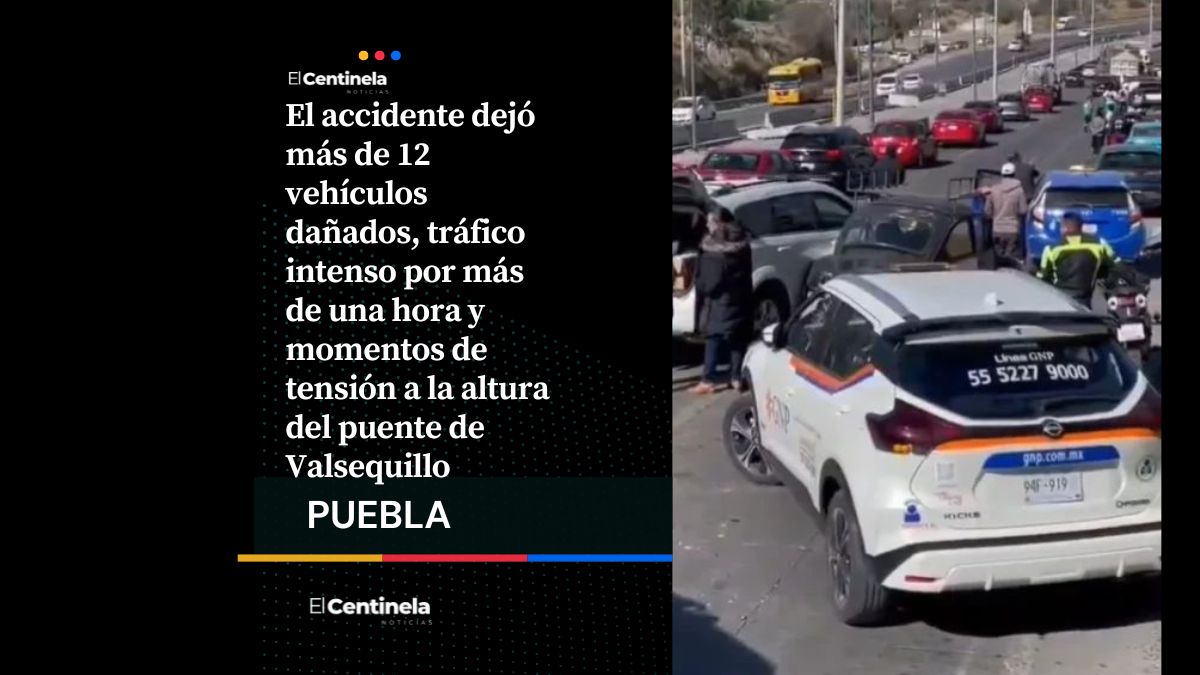 Tortón se queda sin frenos y causa megacarambola de más de 12 autos en el Periférico