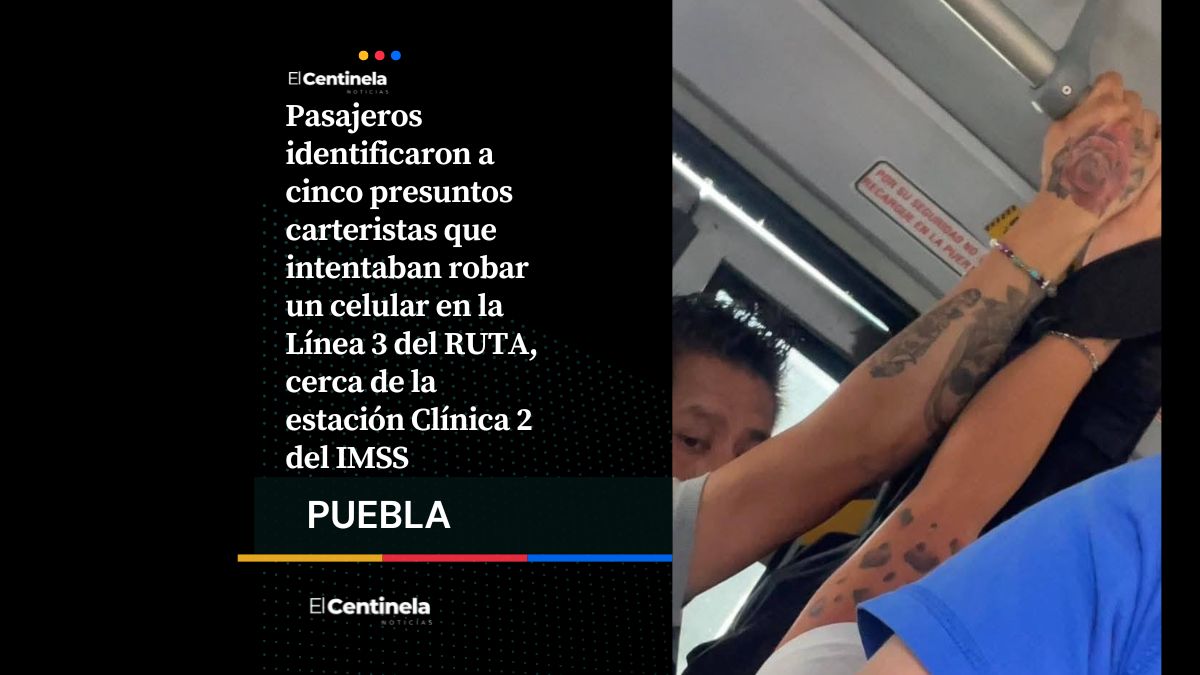 Detectan banda de carteristas en Línea 3 del RUTA a la altura de Clínica 2 del IMSS