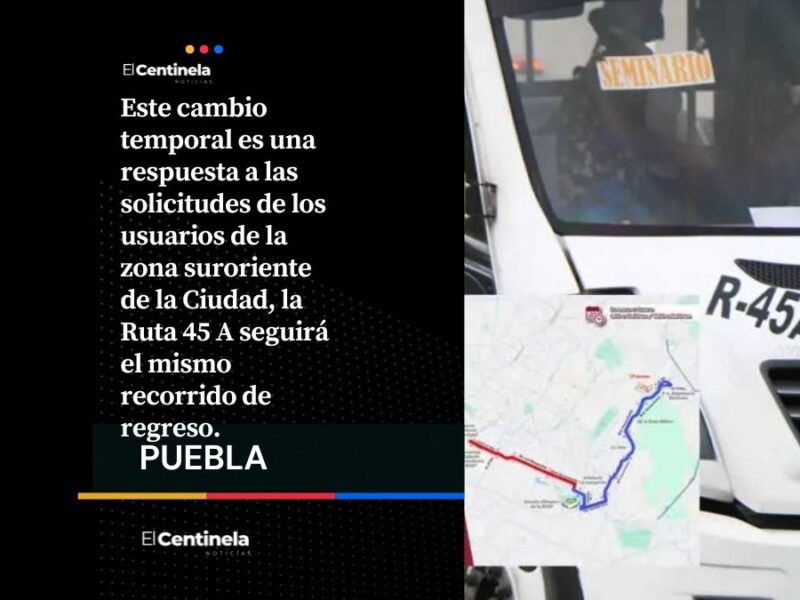 Ruta 45 A llegará hasta el CCU ante petición de usuarios