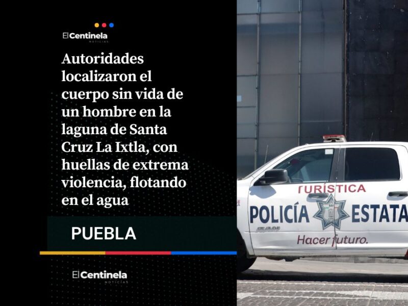 Encuentran cadáver con huellas de violencia flotando en laguna de Santa Cruz La Ixtla