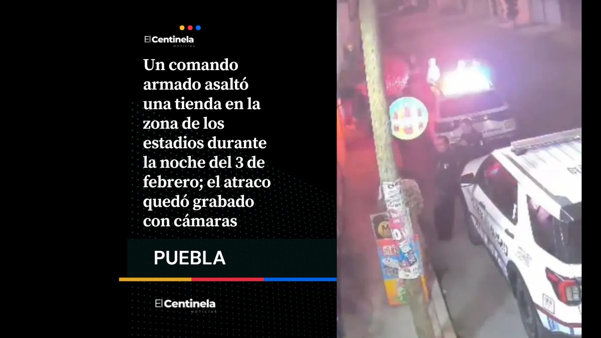 Asaltantes armados causan terror en la zona de los estadios tras asalto a tienda de conveniencia