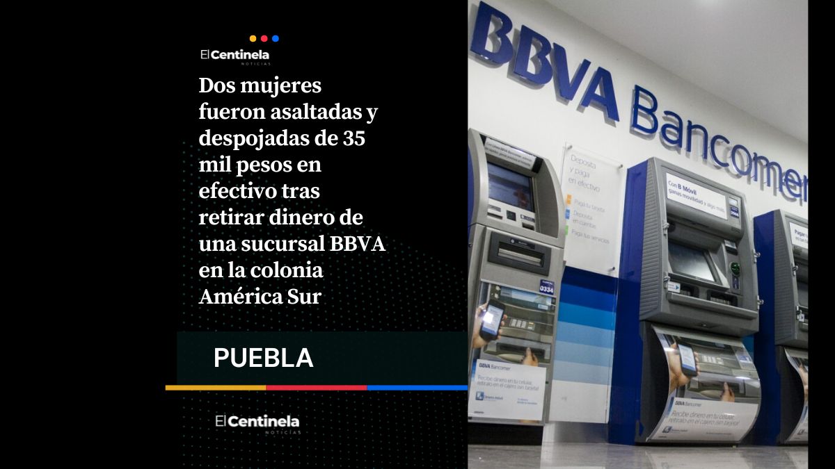 Asaltan a punta de pistola a mamá e hija luego de salir de BBVA en América Sur