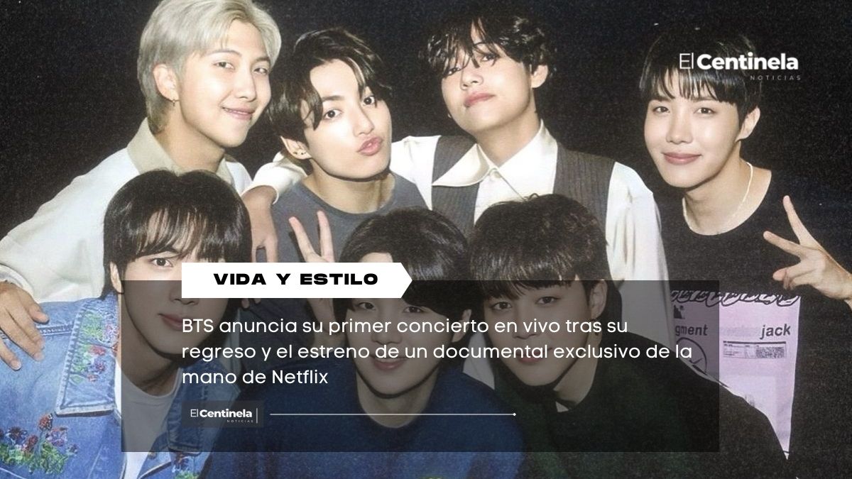 BTS transmitirá su primer concierto en vivo y estrenará documental de ARIRANG en Netflix