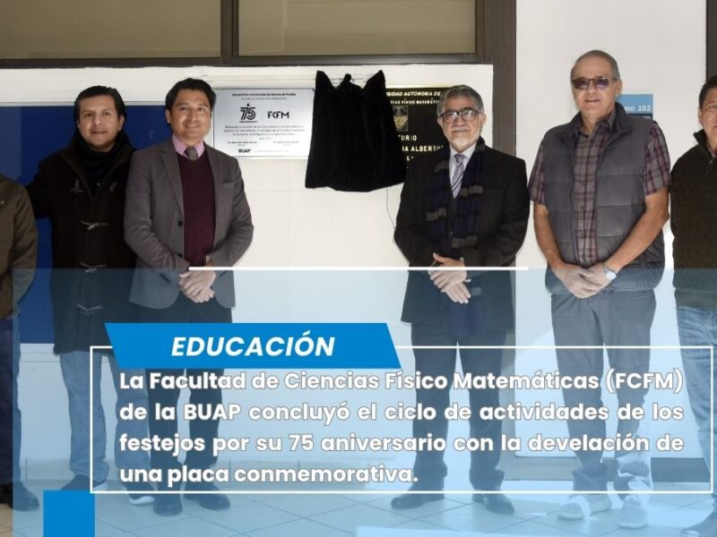 Facultad de Ciencias Físico Matemáticas forma científicos y ciudadanos con sentido crítico