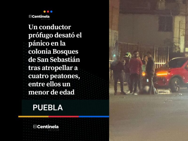 De terror: conductor atropella a cuatro personas en Bosques de San Sebastián