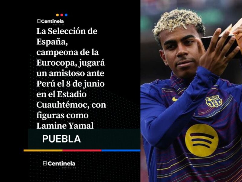 Lamine Yamal y la Selección de España vs Perú en el Estadio Cuauhtémoc previo al Mundial