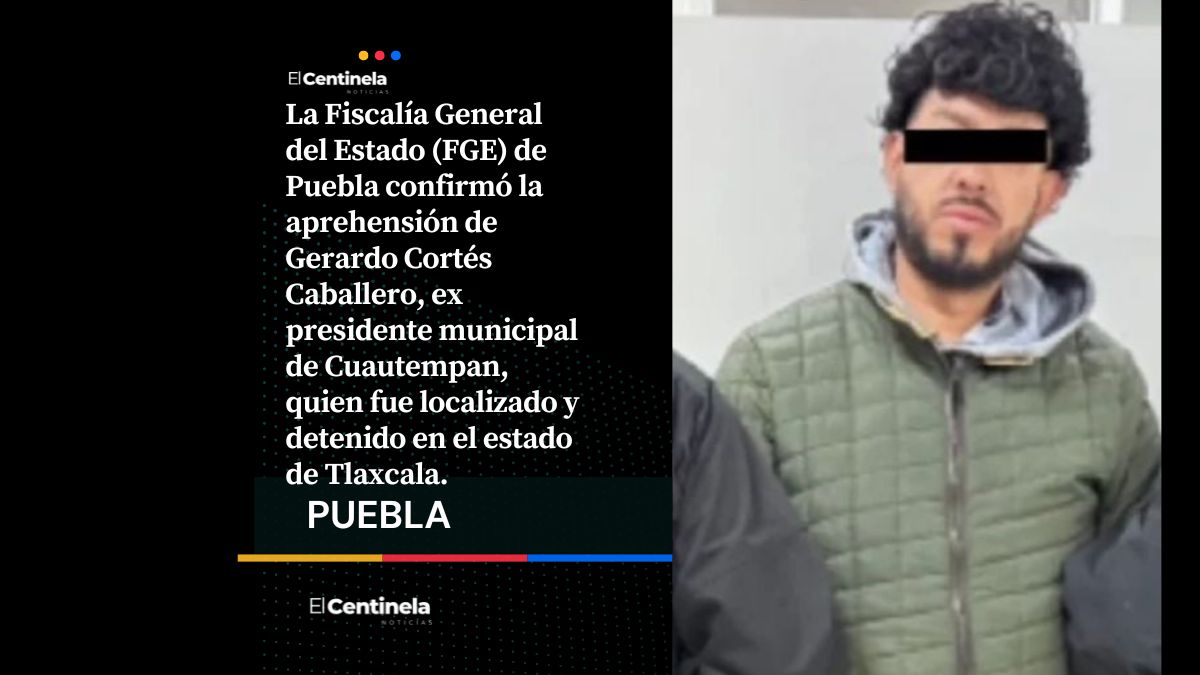 Confirma FGE captura de ex alcalde de Cuautempan; usó armas y patrullas para extorsionar