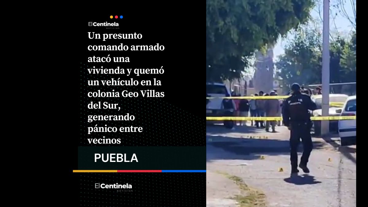 Fuera de control: comando en Geo Villas del Sur balea vivienda e incendia vehículo