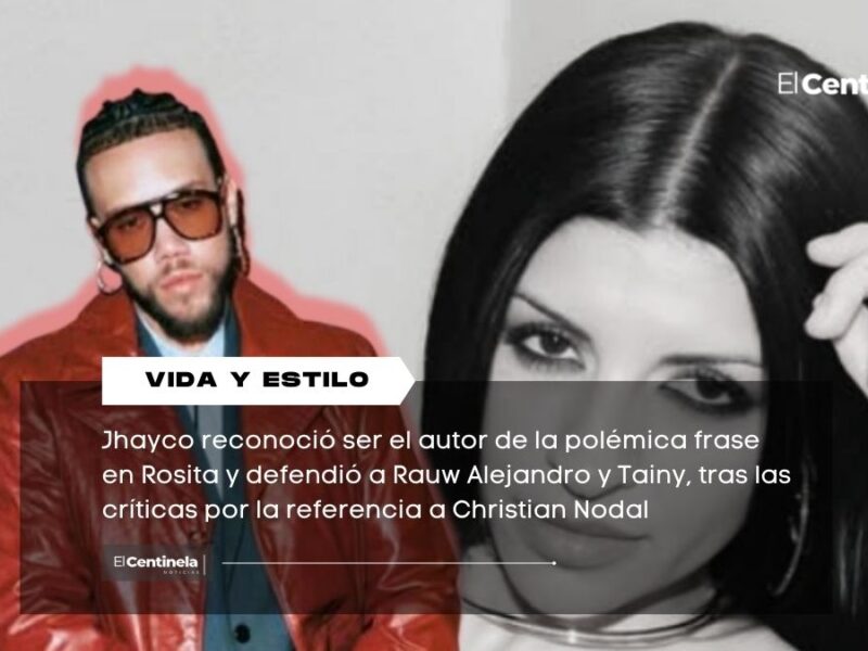 Jhayco asume la autoría de frase sobre Nodal y califica de “injustos” los ataques a Rauw Alejandro y Tainy