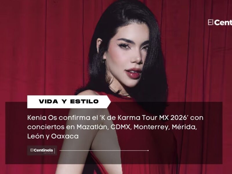 Kenia Os anuncia el ‘K de Karma Tour MX’: fechas, ciudades y preventa de boletos