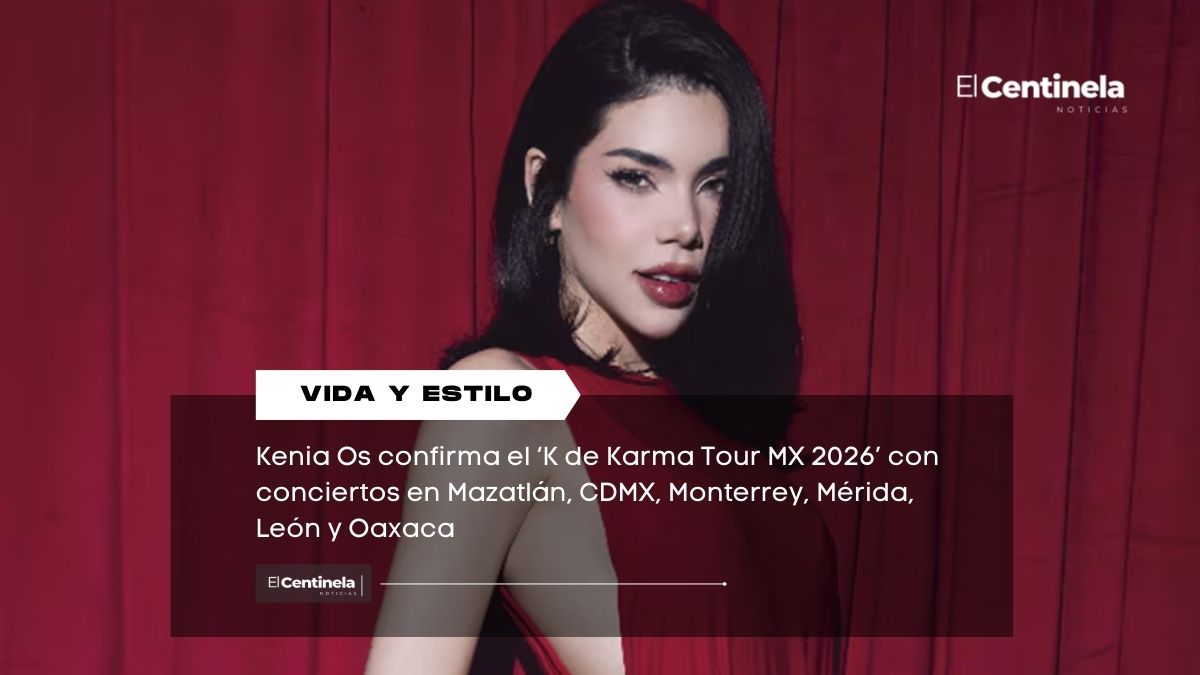 Kenia Os anuncia el ‘K de Karma Tour MX’: fechas, ciudades y preventa de boletos