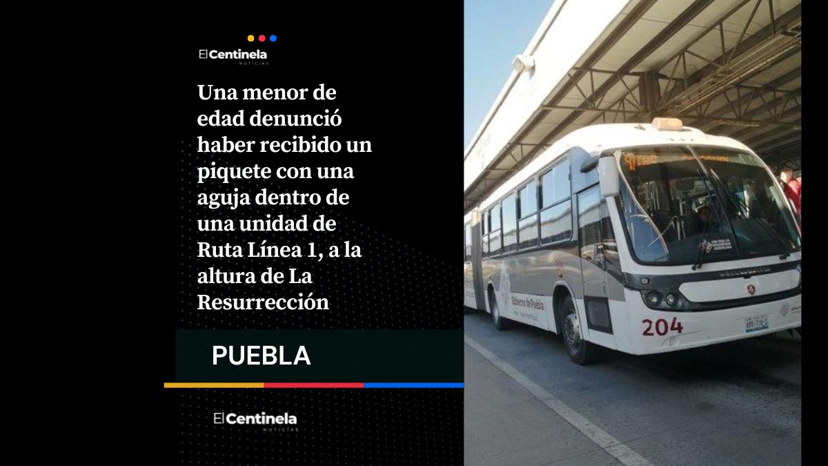 Alertan por presunto piquete con aguja en Ruta Línea 1, joven de 17 años denuncia agresión