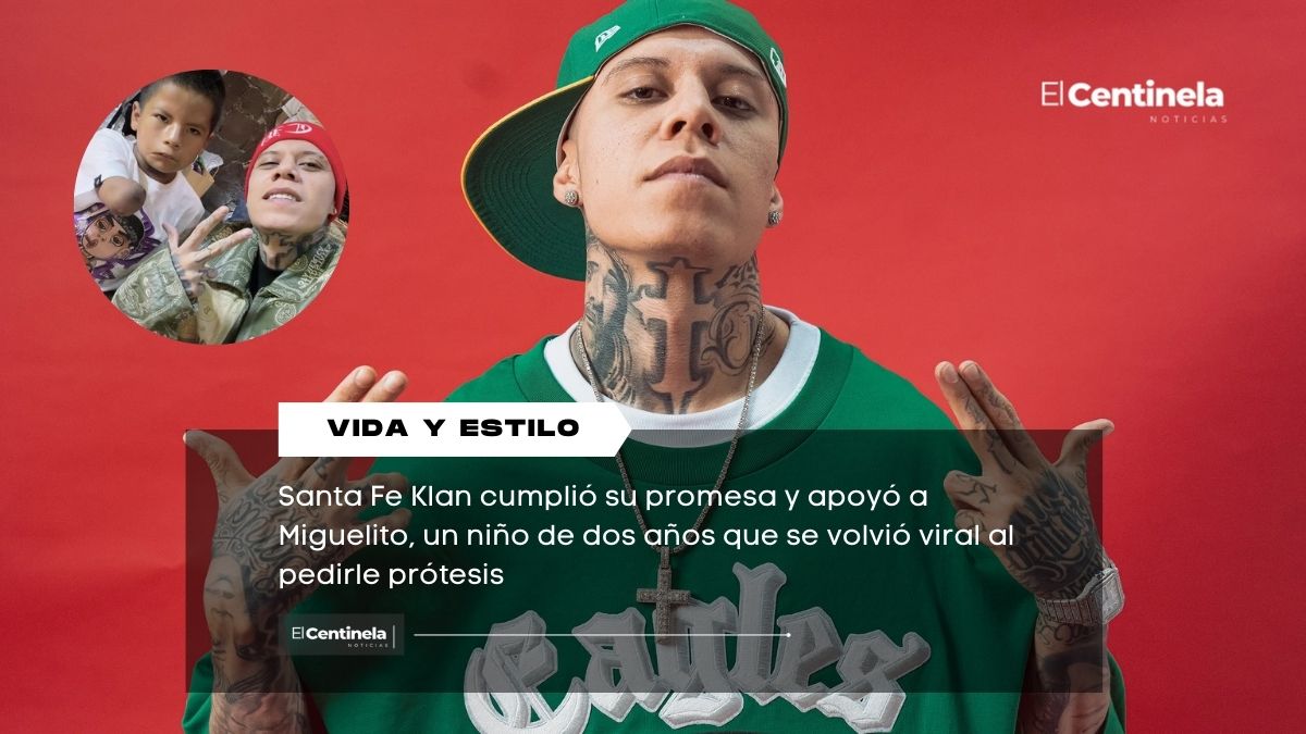 Santa Fe Klan cumple promesa y regala prótesis a Miguelito, niño que le pidió “unas manitas”